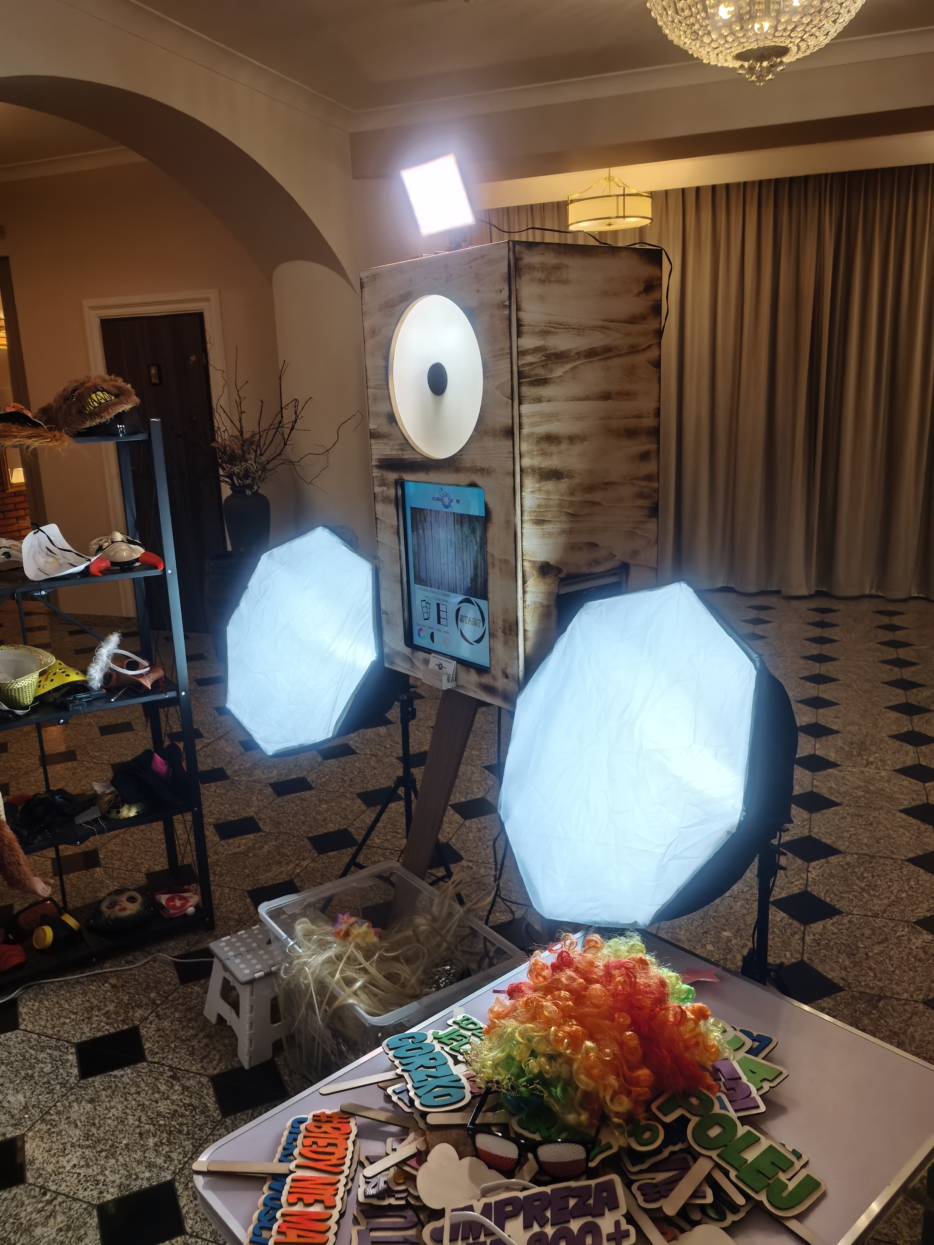 Fotobudka retro wesele rustykalne